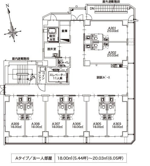 アルファリビング姫路城西 間取図