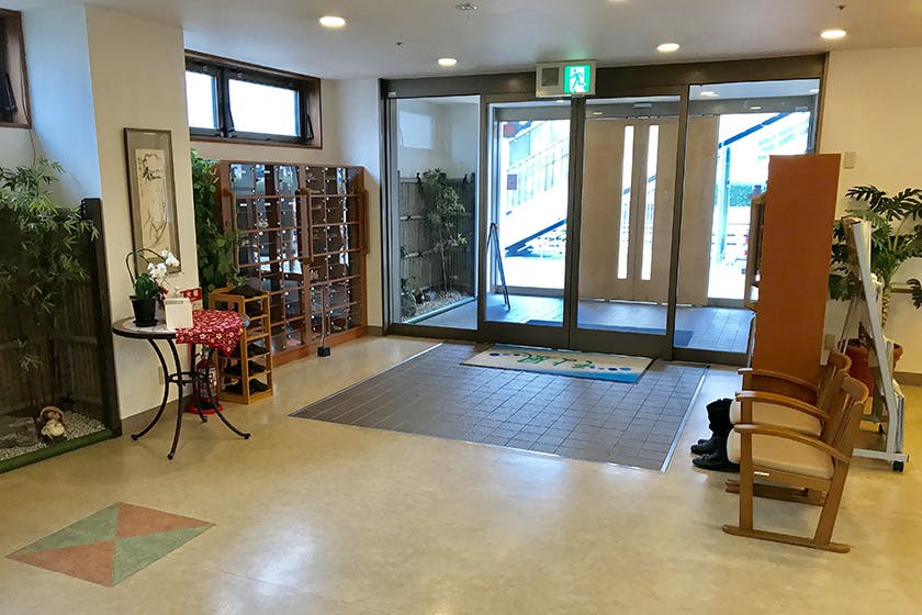 金山ケアコミュニティそよ風 エントランスロビー
