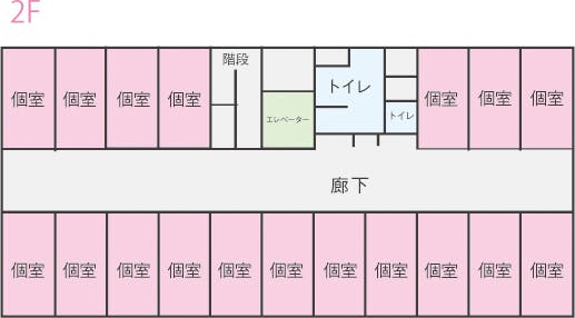 ナーシングホームアイプラス二子 間取図