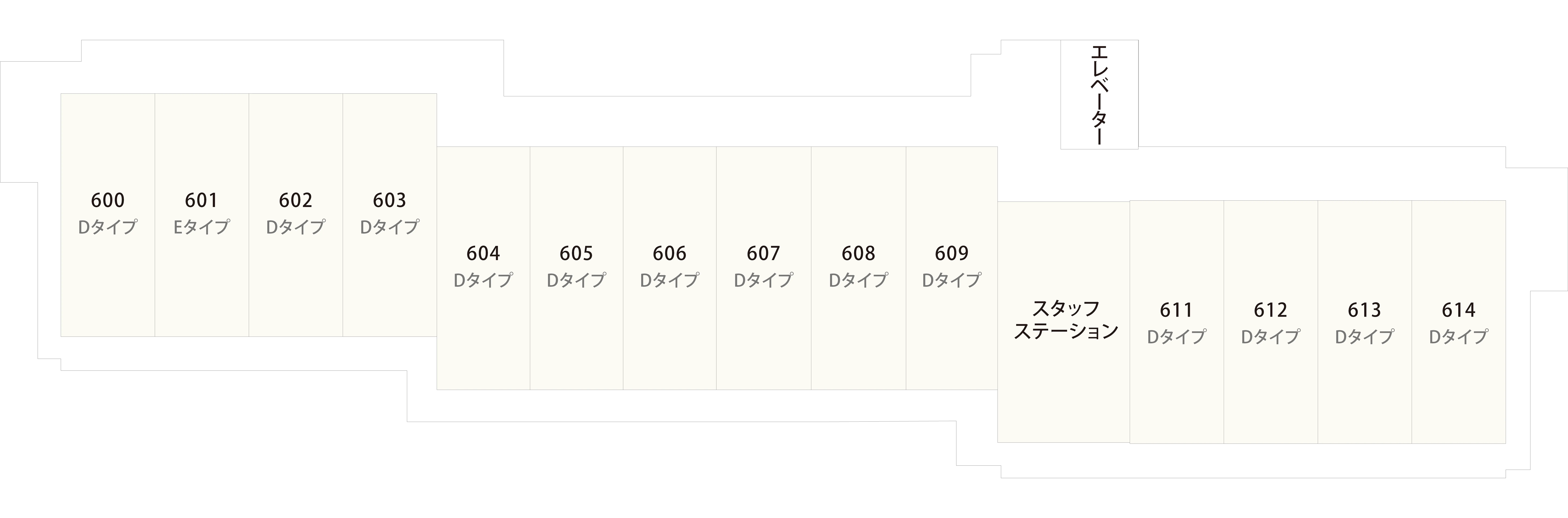 サービス付き高齢者向け住宅緑陽館 間取図