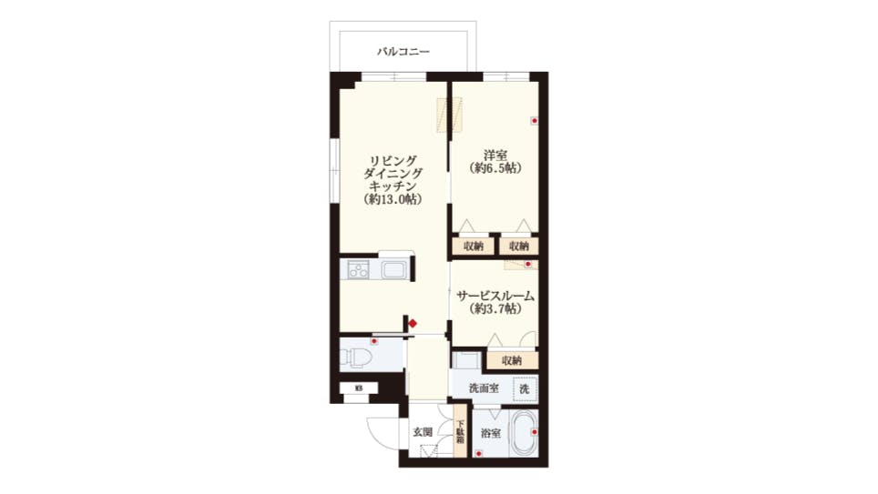 グランドマスト赤堤 間取図