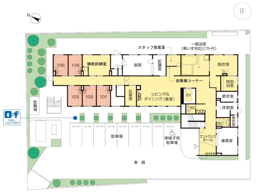 ニチイホーム 石神井台 間取図