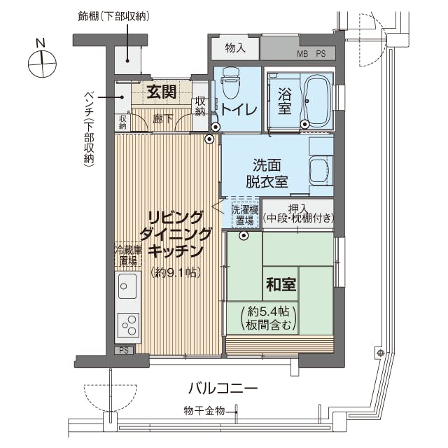 ベルパージュ西宮北口 間取図