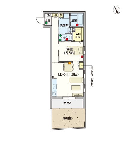 ヘーベルVillage奥戸 間取図