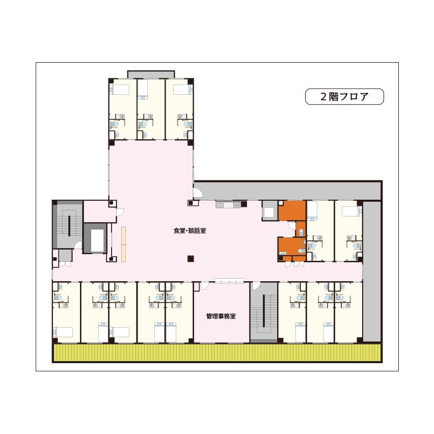 ミヨ倶楽部花園Ⅲ番館 間取図