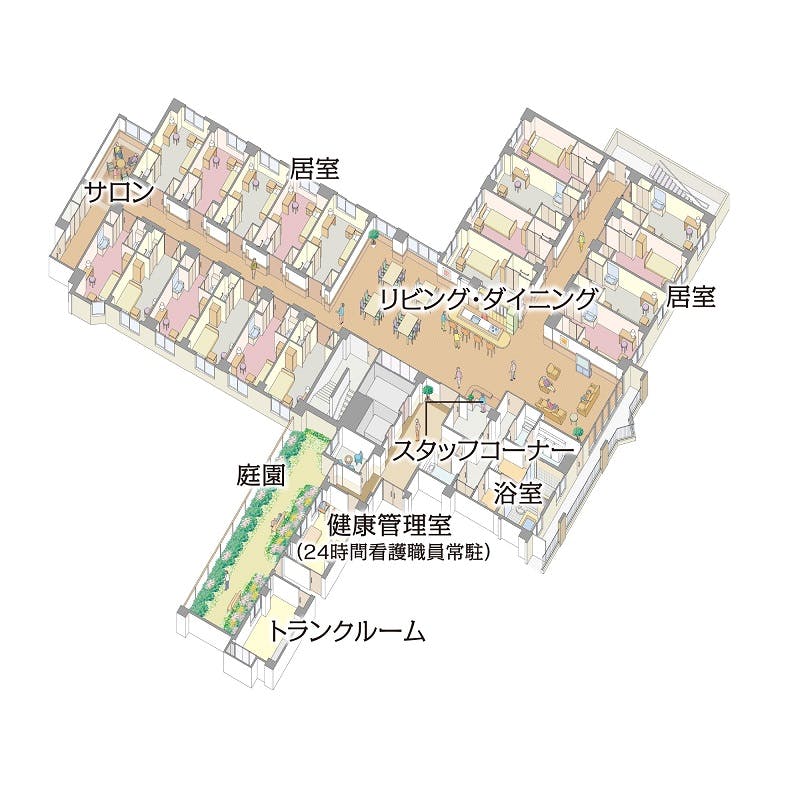 ローズライフ高の原 間取図