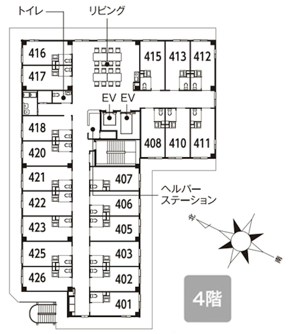 イリーゼ北越谷 間取図