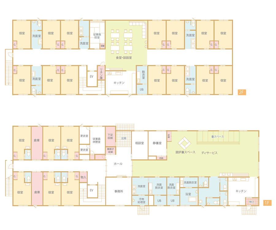 悠愛別荘 間取図