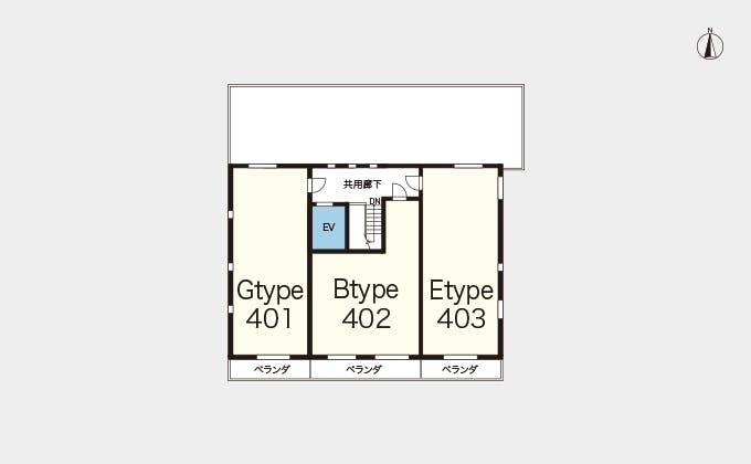 ヘーベルVillage椎名町 間取図