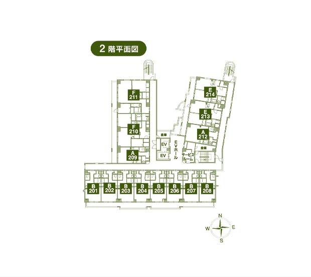 ロングライフ・クイーンズ宮崎台 間取図