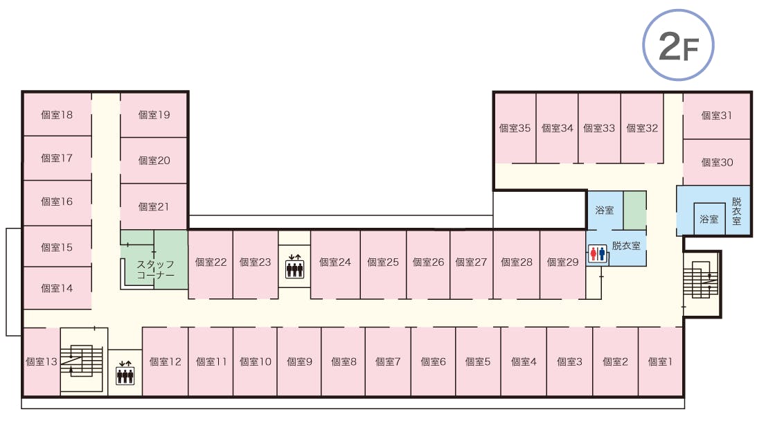 住宅型有料老人ホーム 青蓮荘 間取図