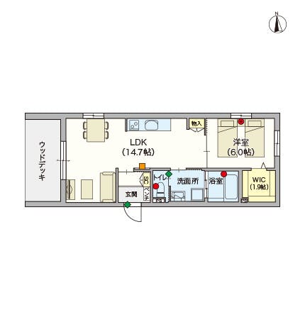 ヘーベルVillageお花茶屋 間取図