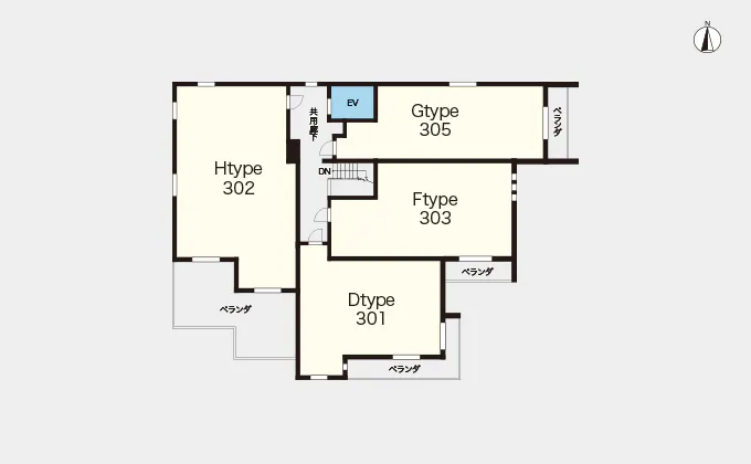 ヘーベルVillage蕨 間取図
