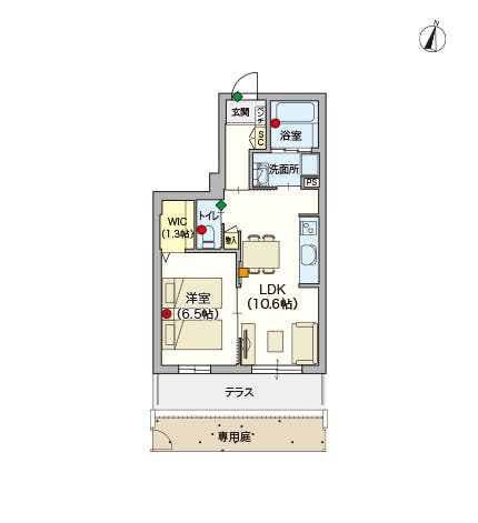 ヘーベルVillage大宮 間取図