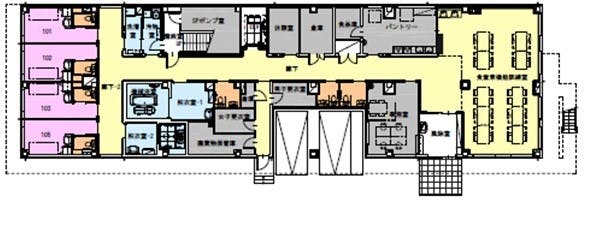 プラチナ・シニアホーム板橋徳丸弐番館 間取図