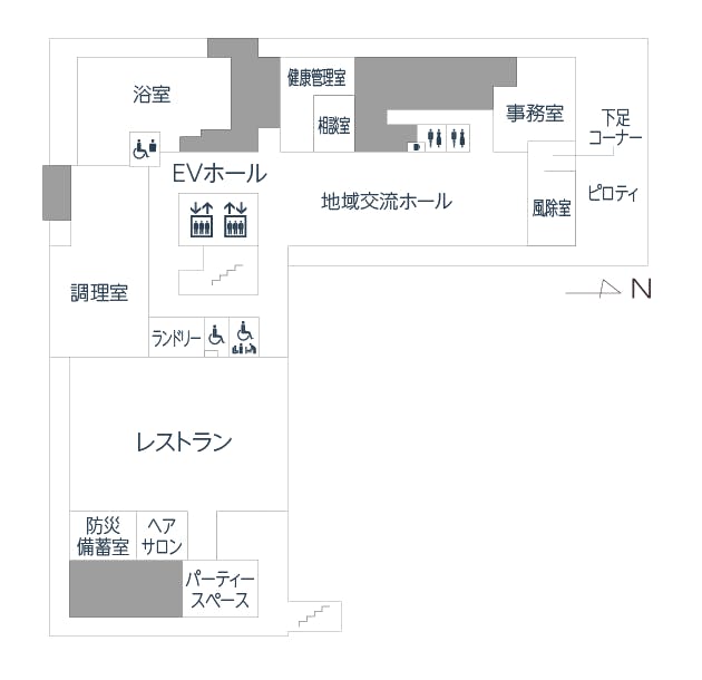 ツクイサンシャイン西馬込 間取図