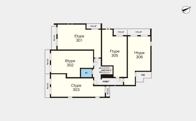 ヘーベルVillage下赤塚 間取図