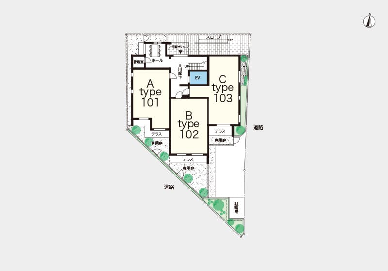 ヘーベルVillage千鳥3丁目 間取図