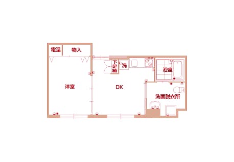 ラビアンローズ緑地公園 間取図