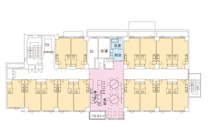 住宅型有料老人ホームAnge 間取図