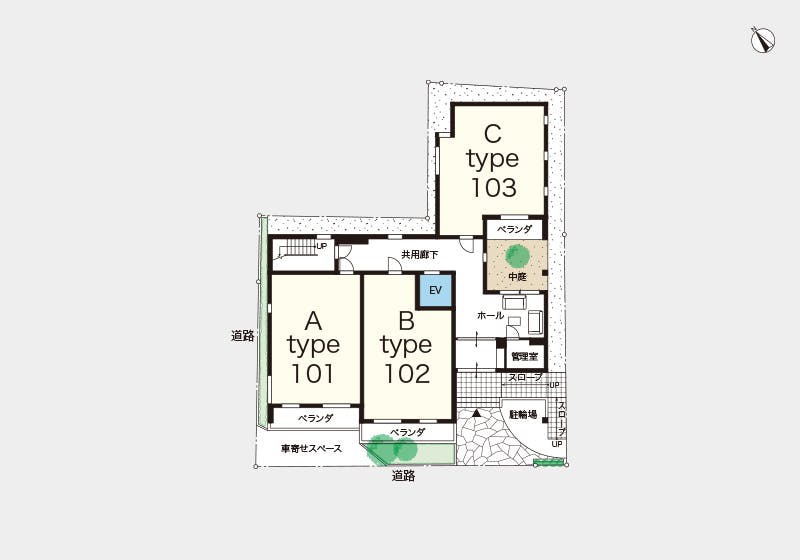 ヘーベルVillage大船 間取図