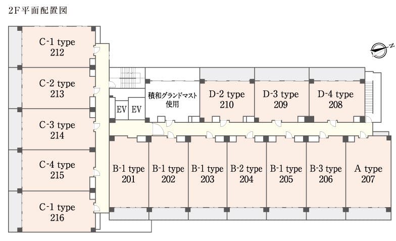 マストクレリアン鎌倉 間取図