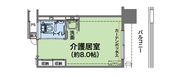 ベルパージュ大阪上本町 間取図