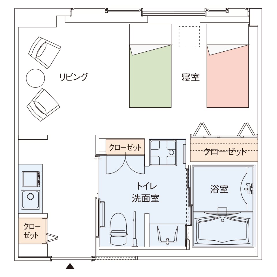 グッドタイムリビング尼崎駅前 間取図
