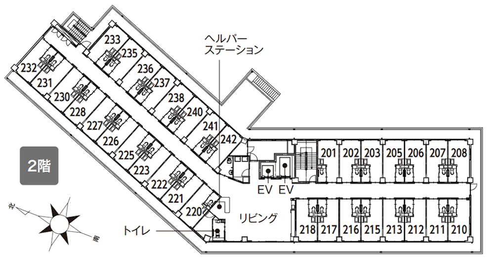 イリーゼ三鷹深大寺 間取図