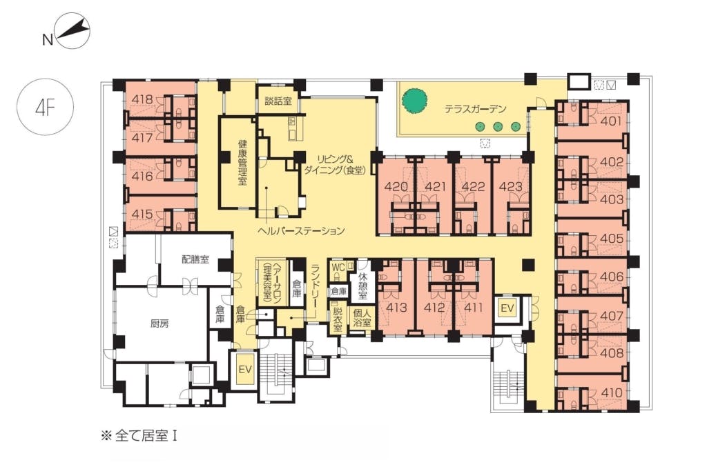 ニチイホームセンター北 間取図