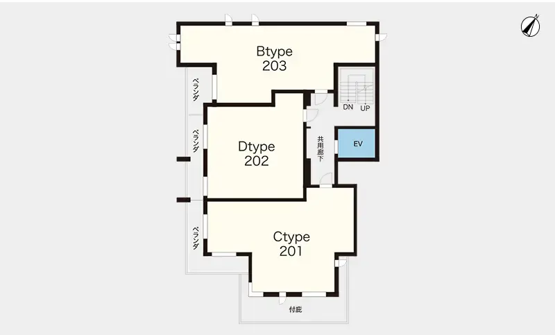 ヘーベルVillage市ヶ尾 間取図
