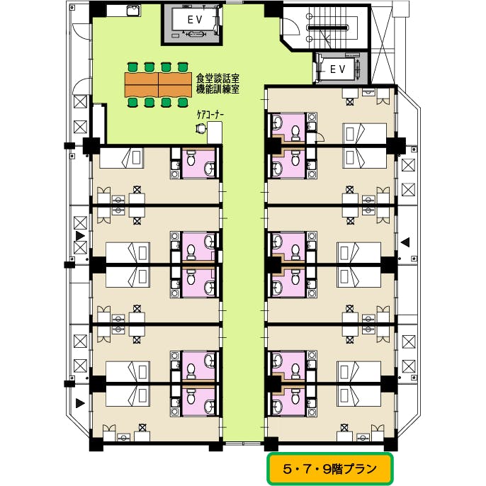 ミヨ倶楽部花園Ⅰ番館 間取図