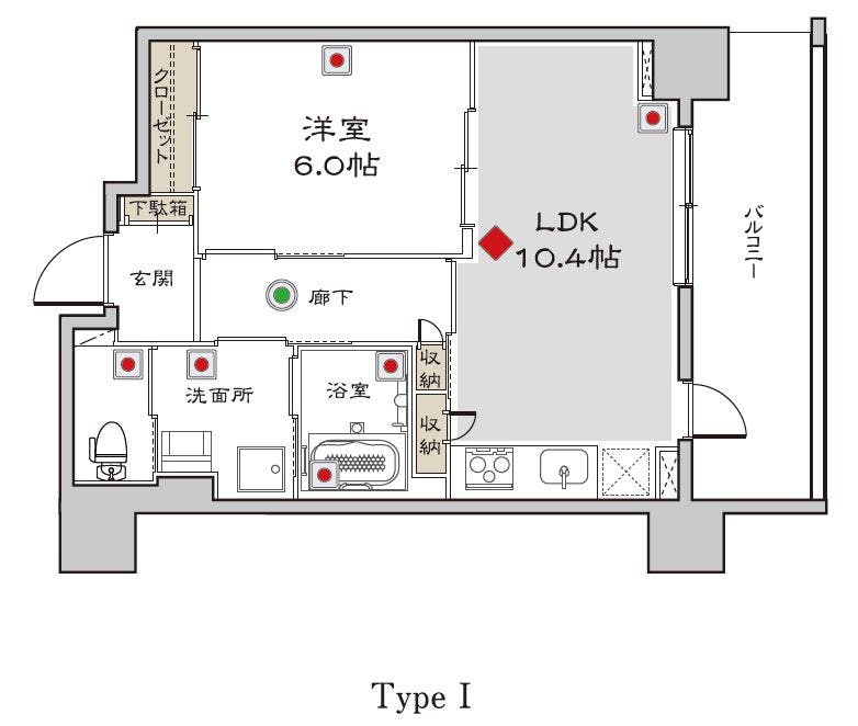 グランドマスト西ヶ原 間取図