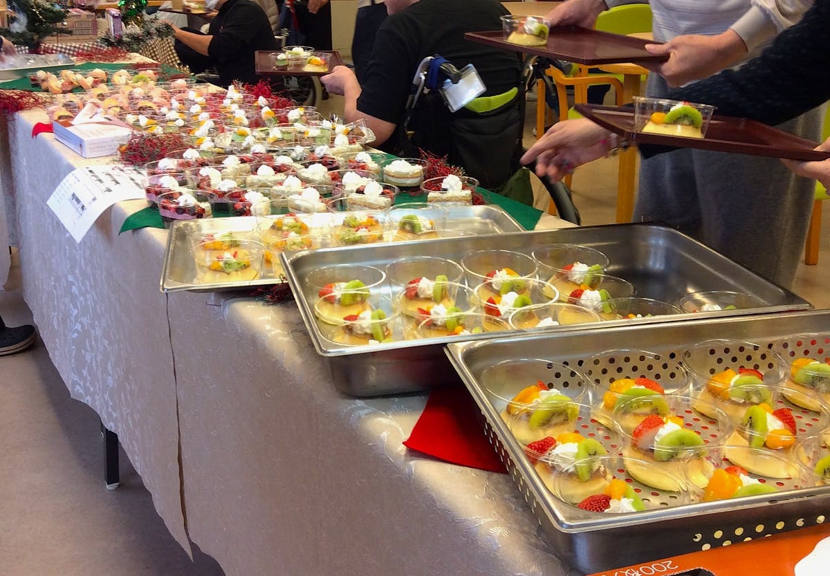 ケア・キューブ高柳 ケーキバイキング