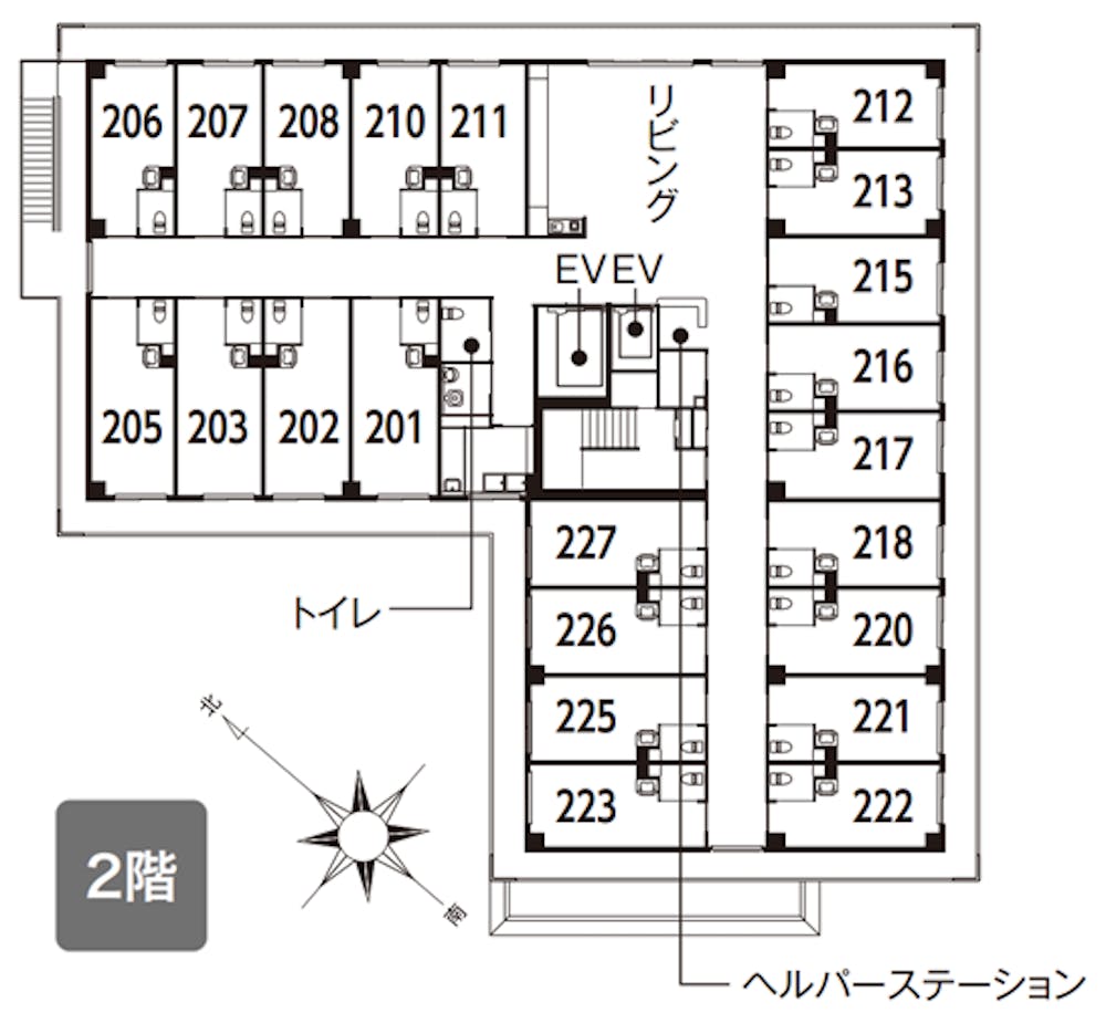 イリーゼ浦安 間取図