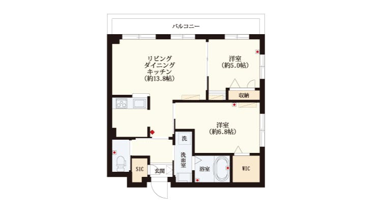 グランドマスト赤堤 間取図
