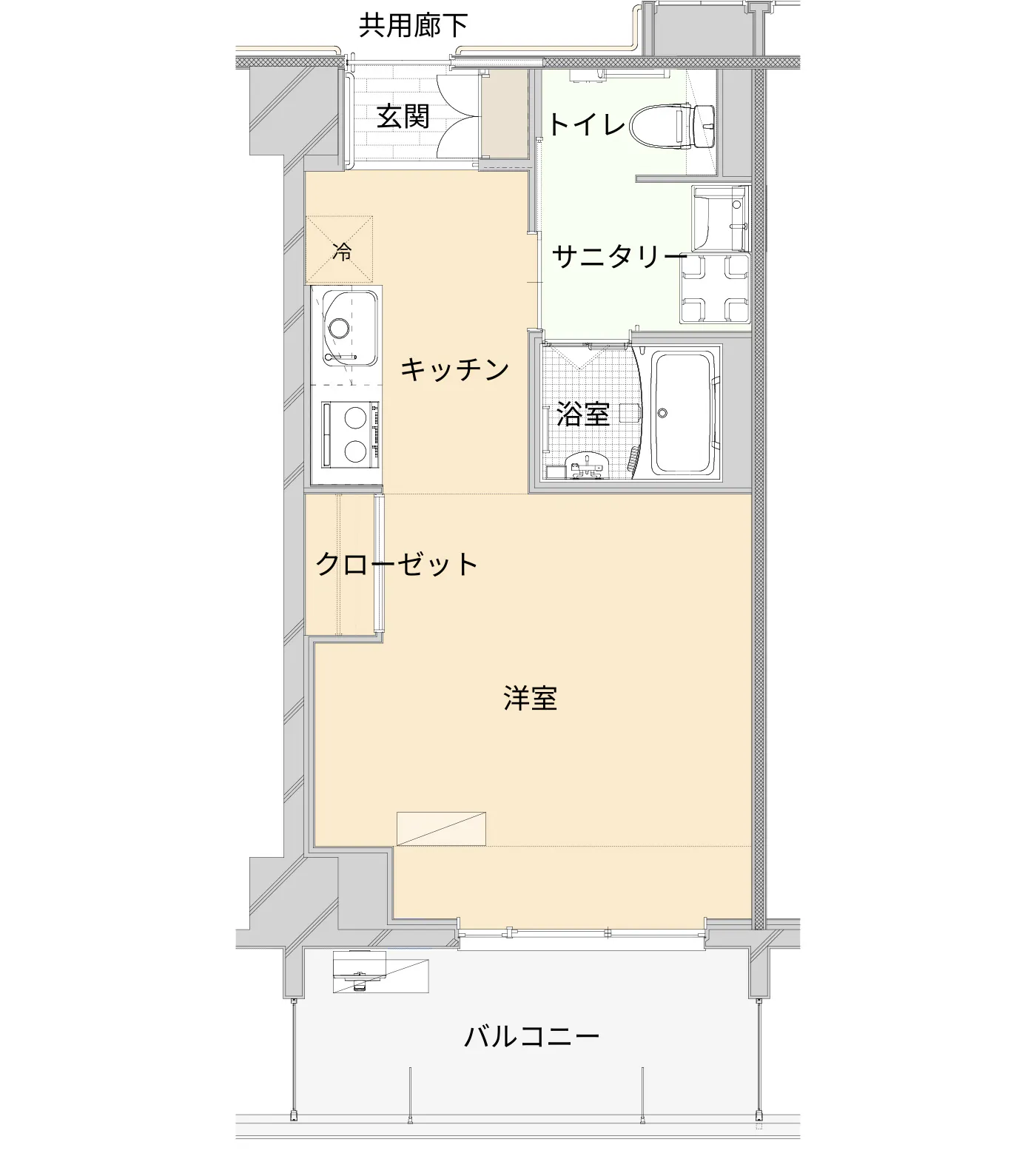 クイーンヒル目白台 間取図
