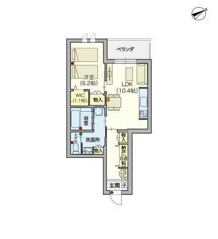 ヘーベルVillage下赤塚 間取図
