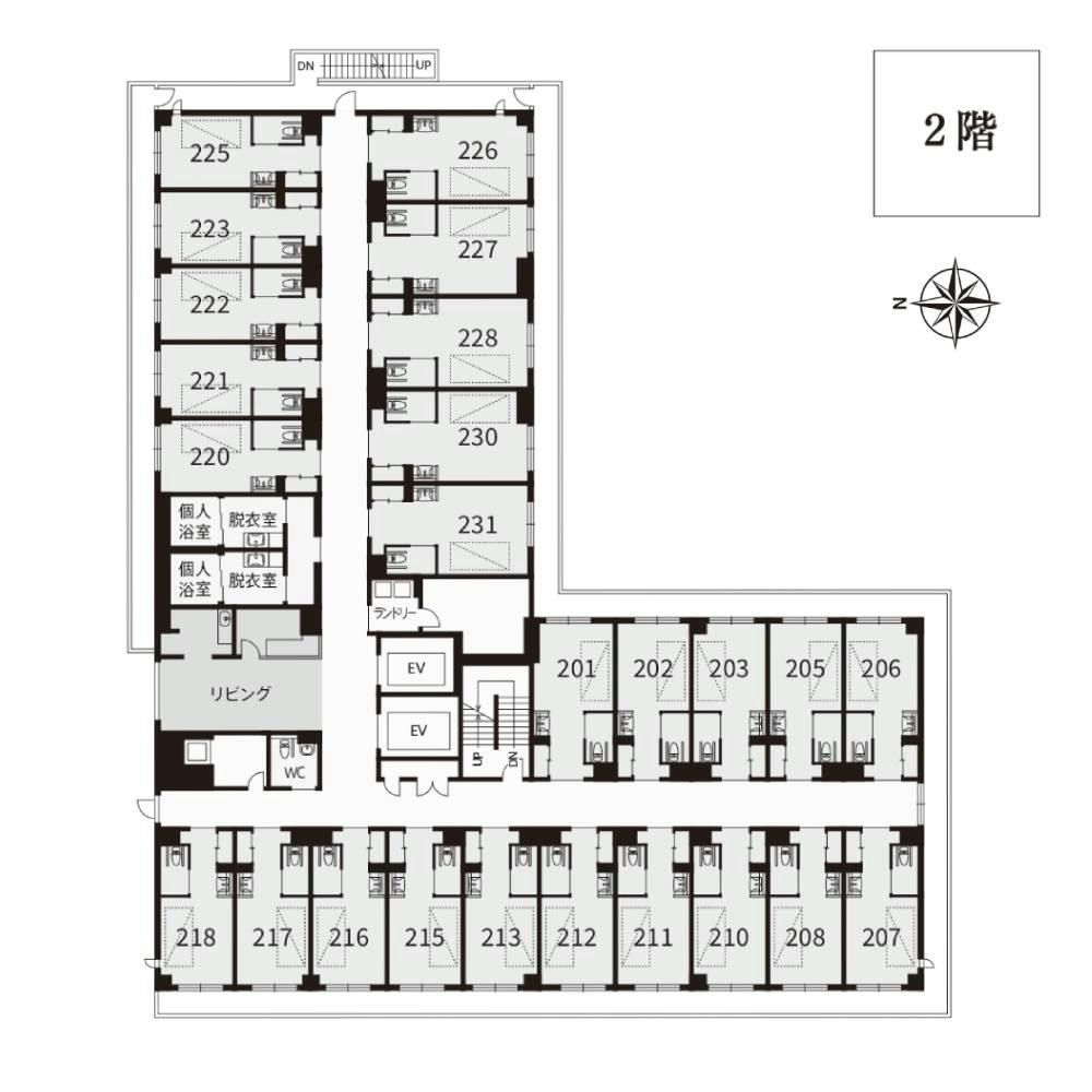 ニチイメゾン八事緑ケ岡 間取図
