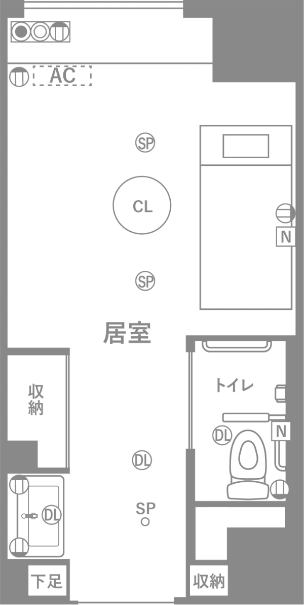 プレザンリュクス南青山 間取図