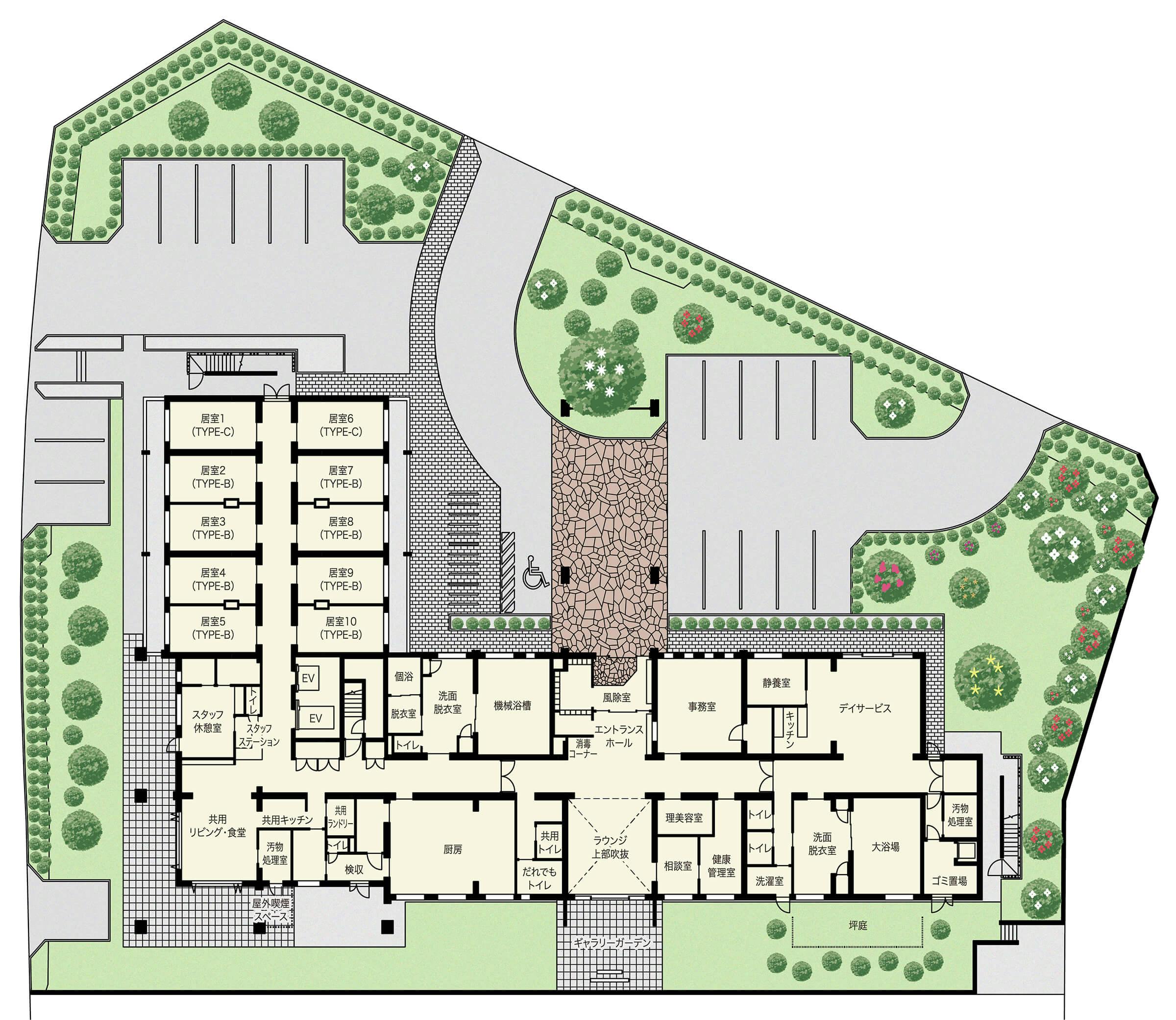 ニチイメゾン八千代緑が丘 間取図