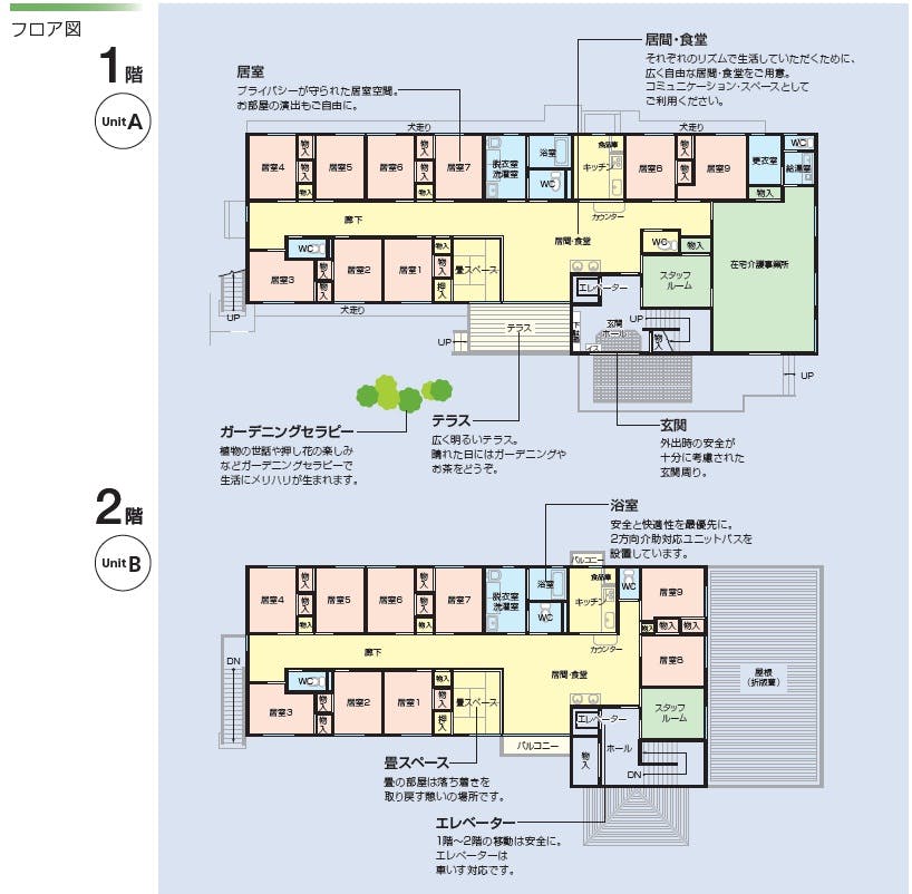 ニチイケアセンター松永 間取図