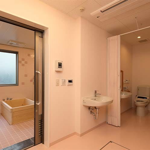 リープ楠木苑 脱衣所