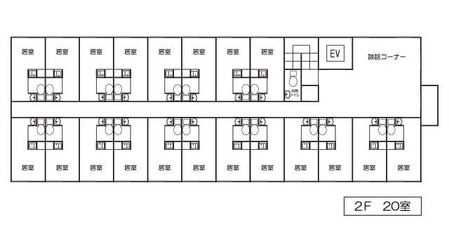 ほほえみはうすⅡ 間取図