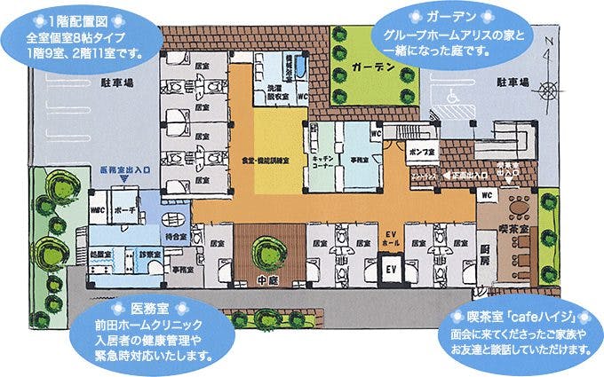 ハイジの家 間取図