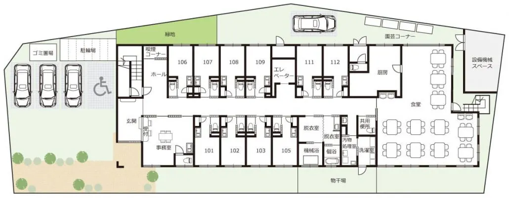 ちよの里 間取図