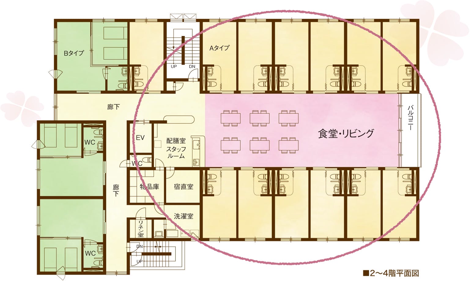 シティホーム山鼻 間取図