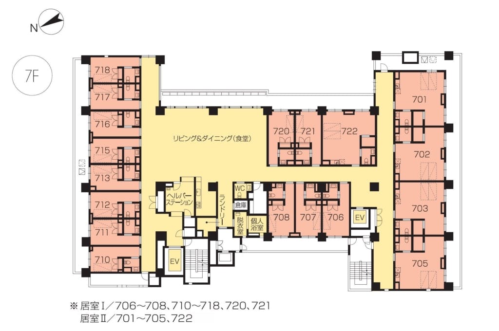 ニチイホームセンター北 間取図