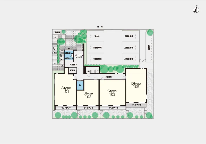 ヘーベルVillage 湘南台4丁目 間取図