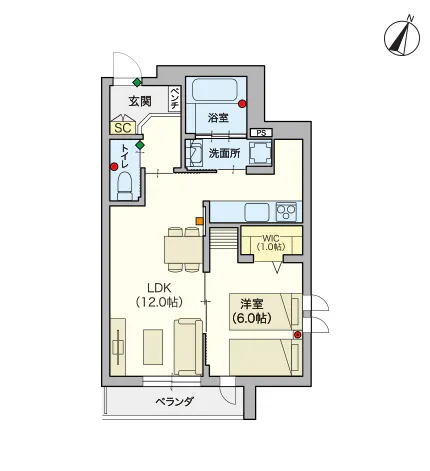 ヘーベルVillage松戸二十世紀が丘 間取図